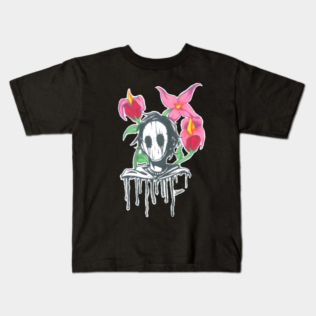 Eyeless Jack Kids T-Shirt by Art by Amara